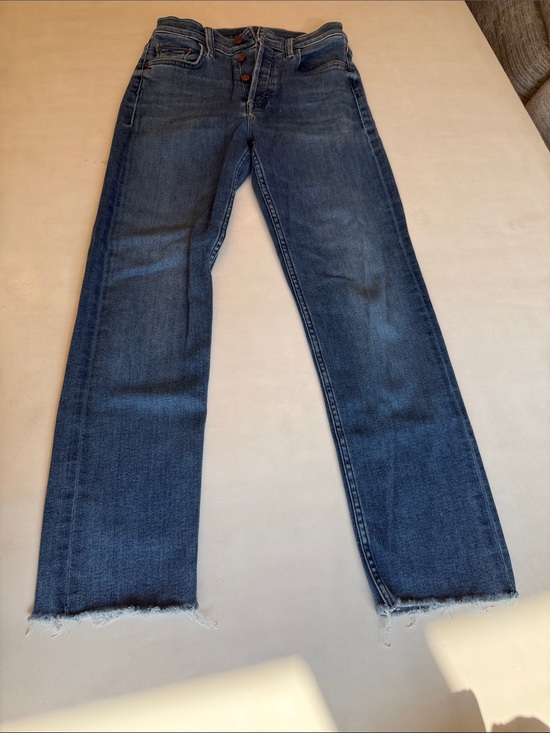 MOTHER Denim - MOTHER Tomcat Ankle Fray buttonfly, Size 27.